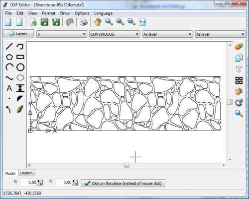 Screenshot for DXF Editor 1.0