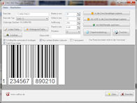 Ein Screenshot unserer Barcode Software