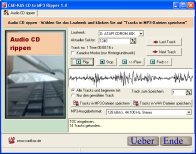 Screenshot von CD to MP3 Ripper 2.0.